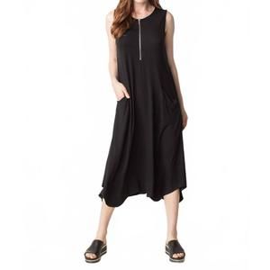 NEW LIV BY HABITAT zip it dress in black